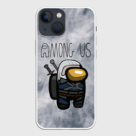 Чехол для iPhone 13 mini с принтом Among Us x The Witcher (Z) в городе Новоалтайск,  |  | among us | among us 2 | amongus | impostor | innersloth | medbay | sus | аманг ас | амонгас | амонгус | импостор | предатель | самозванец | среди нас