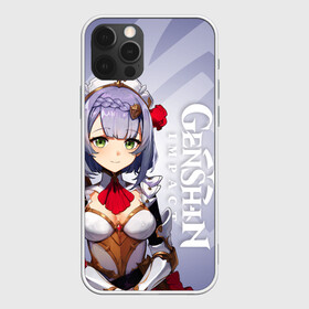 Чехол для iPhone 12 Pro с принтом GENSHIN IMPACT, НОЭЛЛЬ в городе Новоалтайск, силикон | область печати: задняя сторона чехла, без боковых панелей | Тематика изображения на принте: genshin impact | noelle | геншин импакт | игры | ноэлль | персонажи