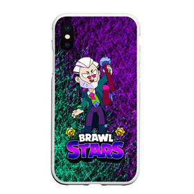 Чехол для iPhone XS Max матовый с принтом Brawl Stars Byron в городе Новоалтайск, Силикон | Область печати: задняя сторона чехла, без боковых панелей | brawl stars | byron | byron brawl stars | crow | edgar | kolett | leon | sandy | spike | sprout | surge | байрон | биби | боец | бравл старс | бравлер | вольт | герои | девочкам | детям | колетт | леон | логотипы игр | мальчикам | перс