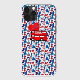 Чехол для iPhone 12 Pro Max с принтом Старая добрая Англия в городе Новоалтайск, Силикон |  | london | английский автобус | англия | биг бен | лондон | люблю лондон | раттерн