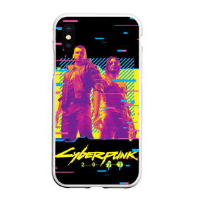 Чехол для iPhone XS Max матовый с принтом Cyberpunk 2077 - Взлом системы в городе Новоалтайск, Силикон | Область печати: задняя сторона чехла, без боковых панелей | 2077 | cd | cdprojectd | cyber | game | gamer | pank | project | punk | red | steam | syber | syberpank | valve | декабрь | игра | игра2020 | иградекабрь | игры | кибер | киберпан | панк | суберпунк | топигра