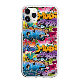 Чехол для iPhone 11 Pro Max матовый с принтом Люблю музыку в городе Новоалтайск, Силикон |  | 