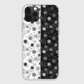 Чехол для iPhone 12 Pro Max с принтом Чёрно-Белые Снежинки в городе Новоалтайск, Силикон |  | Тематика изображения на принте: merry christmas | дед мороз | ёлка | зима | мороз | новый год | подарок | праздник | рождество | с новым годом | санта клаус | снег | снеговик | снегурочка | снежинки | снежные узоры | узоры