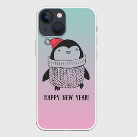 Чехол для iPhone 13 mini с принтом Милый пингвин в городе Новоалтайск,  |  | 2021 | 7 января | bull | newyear | santa | бык | быки | бычок | год быка | дед мороз | корова | новогодние каникулы | новогодние праздники | новый 2021 | новый год | новый год 2021 | рождество | сани | санта | санта клаус