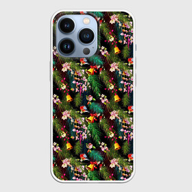 Чехол для iPhone 13 Pro с принтом Новогодняя Ёлка в городе Новоалтайск,  |  | Тематика изображения на принте: christmas | merry christmas | santa claus | дед мороз | ёлка | елочные шары | игрушки | новый год | подарки | праздник | с новым годом | санта клаус | снегурочка | украшения