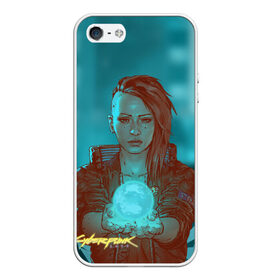 Чехол для iPhone 5/5S матовый с принтом Cyberpunk 2077 V в городе Новоалтайск, Силикон | Область печати: задняя сторона чехла, без боковых панелей | Тематика изображения на принте: ceberpunk | v | андроид | герой | главный | земля | киберпанк | киборг | персонаж | планета