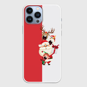 Чехол для iPhone 13 Pro Max с принтом С Новым Годом в городе Новоалтайск,  |  | Тематика изображения на принте: christmas | merry christmas | дед мороз | ёлка | зима | мороз | новый год | подарок | праздник | рождество | с новым годом | санта клаус | снегурочка | снежинки