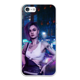 Чехол для iPhone 5/5S матовый с принтом Cyberpunk 2077 в городе Новоалтайск, Силикон | Область печати: задняя сторона чехла, без боковых панелей | 2077 | action | cyberpunk | cyberpunk 2077 | rpg | игра | киберпанк | найт сити | рпг