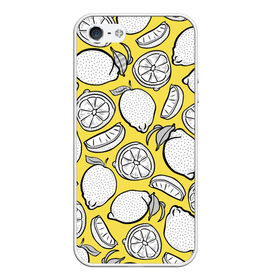 Чехол для iPhone 5/5S матовый с принтом Illuminating Lemon в городе Новоалтайск, Силикон | Область печати: задняя сторона чехла, без боковых панелей | Тематика изображения на принте: 2021 | винтаж | лимоны | ретро | фрукты | цвет года