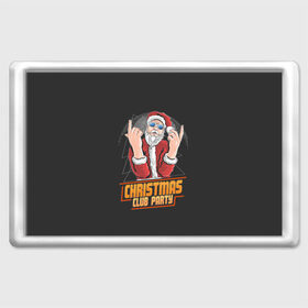 Магнит 45*70 с принтом Christmas Club Party в городе Новоалтайск, Пластик | Размер: 78*52 мм; Размер печати: 70*45 | Тематика изображения на принте: christmas | merry christmas | дед мороз | ёлка | зима | мороз | новый год | подарок | праздник | рождество | с новым годом | санта клаус | снегурочка | снежинки