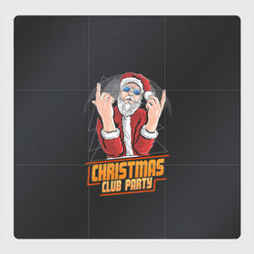 Магнитный плакат 3Х3 с принтом Christmas Club Party в городе Новоалтайск, Полимерный материал с магнитным слоем | 9 деталей размером 9*9 см | christmas | merry christmas | дед мороз | ёлка | зима | мороз | новый год | подарок | праздник | рождество | с новым годом | санта клаус | снегурочка | снежинки
