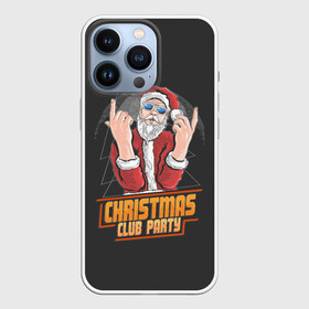 Чехол для iPhone 13 Pro с принтом Christmas Club Party в городе Новоалтайск,  |  | Тематика изображения на принте: christmas | merry christmas | дед мороз | ёлка | зима | мороз | новый год | подарок | праздник | рождество | с новым годом | санта клаус | снегурочка | снежинки