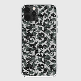 Чехол для iPhone 12 Pro Max с принтом вязанный камуфляж в городе Новоалтайск, Силикон |  | 23 февраля | армия | военная | зелень | камуфляж | листья | маскировка | паттерн | солдат | текстуры