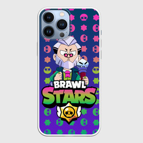 Чехол для iPhone 13 Pro Max с принтом Brawl Stars Byron в городе Новоалтайск,  |  | 2020 | 2021 | brawl | byron | edgar | leon | new | snow | stars | winter | year | байрон | бравл | браво | год | зима | леон | лион | новые | новый | персонаж | персонажи | снег | страс | эдгар