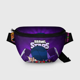 Поясная сумка 3D с принтом BRAWL STARS EDGAR в городе Новоалтайск, 100% полиэстер | плотная ткань, ремень с регулируемой длиной, внутри несколько карманов для мелочей, основное отделение и карман с обратной стороны сумки застегиваются на молнию | brawl stars | brawl stars edgar | brawler | edgar | бравл старз | бравлер | эдгар
