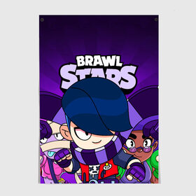 Постер с принтом BRAWL STARS EDGAR в городе Новоалтайск, 100% бумага
 | бумага, плотность 150 мг. Матовая, но за счет высокого коэффициента гладкости имеет небольшой блеск и дает на свету блики, но в отличии от глянцевой бумаги не покрыта лаком | Тематика изображения на принте: brawl stars | brawl stars edgar | brawler | edgar | бравл старз | бравлер | эдгар