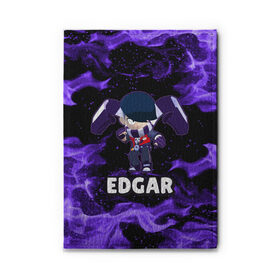 Обложка для автодокументов с принтом BRAWL STARS EDGAR в городе Новоалтайск, натуральная кожа |  размер 19,9*13 см; внутри 4 больших “конверта” для документов и один маленький отдел — туда идеально встанут права | Тематика изображения на принте: 8 bit | 8 бит | brawl | brawl stars | crow | edgar | leon | stars | бравл | бравл старс | браво старс | едгар | игра | компьютерная | леон | огонь | онлайн | старс | эдгар