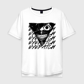 Мужская футболка хлопок Oversize с принтом Eyepatch в городе Новоалтайск, 100% хлопок | свободный крой, круглый ворот, “спинка” длиннее передней части | anime | ghoul | juzo | kaneki | kaneki ken | ken | suzuya | tokyo | tokyo ghoul | аниме | гуль | джузо | джузо сузуя | канеки | кен | кен канеки | рей | сейдо | сузуя | токийский гуль | япония