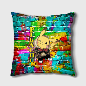 Подушка 3D с принтом Pikachu в городе Новоалтайск, наволочка – 100% полиэстер, наполнитель – холлофайбер (легкий наполнитель, не вызывает аллергию). | состоит из подушки и наволочки. Наволочка на молнии, легко снимается для стирки | 2021 | pika | pika pika | pokemon go | аниме | граффити | детектив пикачу | детская | дочка | игра | игры | из игры | модный пикачу | неон | пикачу | покемон | покемоны | с новым годом | с пикачу | с покемоном | сын