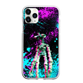 Чехол для iPhone 11 Pro матовый с принтом Siren Head - Ultra Glitch в городе Новоалтайск, Силикон |  | glitch | glitch siren head | rgb | siren head | sirena | глитч | глич | ретро | сирейноголовый | сирена | сиреноголовый