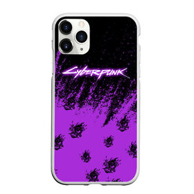 Чехол для iPhone 11 Pro Max матовый с принтом Cyberpunk neon. в городе Новоалтайск, Силикон |  | Тематика изображения на принте: cd project red | cyberpunk 2077 | keanu reeves | samurai | киану ривз | киберпанк 2077 | самураи
