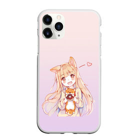 Чехол для iPhone 11 Pro Max матовый с принтом малышка чиби пончик лис в городе Новоалтайск, Силикон |  | аниме | девочка | корги | малышка | милашка | мило. лисенок | мимими | персонаж | пончик | собака | ушки | чиби | щеки | щечки