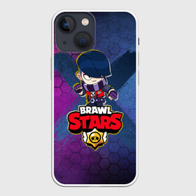 Чехол для iPhone 13 mini с принтом Brawl Stars EDGAR в городе Новоалтайск,  |  | 8 bit | brawl | carl | colt | crow | darryl | dinamike | edgar | game | leon | piper | poco | sandy | spike | stars | surge | бравл | бравлер | бравлеры | ворон | игра | леон | персонаж | спайк | старз | старс | эдгар
