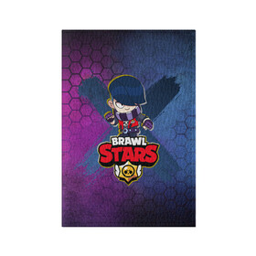 Обложка для паспорта матовая кожа с принтом Brawl Stars EDGAR в городе Новоалтайск, натуральная матовая кожа | размер 19,3 х 13,7 см; прозрачные пластиковые крепления | Тематика изображения на принте: 8 bit | brawl | carl | colt | crow | darryl | dinamike | edgar | game | leon | piper | poco | sandy | spike | stars | surge | бравл | бравлер | бравлеры | ворон | игра | леон | персонаж | спайк | старз | старс | эдгар