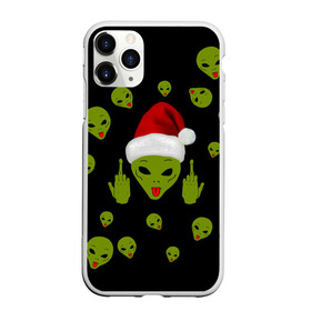 Чехол для iPhone 11 Pro Max матовый с принтом Прощай 2021 Новогодний Пришелец 2022 в городе Новоалтайск, Силикон |  | 2020 | 2021 | aliens | happy | new year | быка | гирлянда | дед мороз | елка | зеленый | игрушка | инопланетянин | клаус | нг | новый год | носок | перчатка | подарок | полосы | пришелец | рождество | с | санта | снег