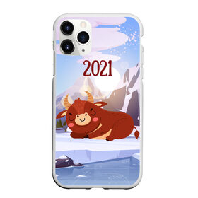 Чехол для iPhone 11 Pro Max матовый с принтом Спящий бык 2021 в городе Новоалтайск, Силикон |  | 2021 | 7 января | bull | newyear | santa | бык | быки | бычок | год быка | дед мороз | корова | новогодние каникулы | новогодние праздники | новый 2021 | новый год | новый год 2021 | рождество | сани | санта | санта клаус