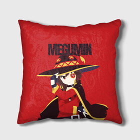 Подушка 3D с принтом Megumin в городе Новоалтайск, наволочка – 100% полиэстер, наполнитель – холлофайбер (легкий наполнитель, не вызывает аллергию). | состоит из подушки и наволочки. Наволочка на молнии, легко снимается для стирки | aqua | darkness | kazuma | kono subarashii | konosuba | megumin | аква | богиня благословляет этот прекрасный мир | даркнес | даркнесс | казума | коносуба | мегумин | юн юн