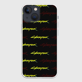 Чехол для iPhone 13 mini с принтом Cyberpunk 2077 паттерн в городе Новоалтайск,  |  | 2077 | action | cyberpunk | cyberpunk 2077 | rpg | игра | киберпанк | найт сити | рпг