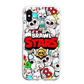 Чехол для iPhone XS Max матовый с принтом BRAWL STARS BYRON в городе Новоалтайск, Силикон | Область печати: задняя сторона чехла, без боковых панелей | 8 bit | brawl stars | crow | crow phoenix. | leon | leon shark | бравл старс | браво старс | ворон | игра бравл | леон | леон шарк | оборотень