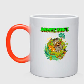 Кружка хамелеон с принтом Minecraft в городе Новоалтайск, керамика | меняет цвет при нагревании, емкость 330 мл | minecraft | алекс | белый | блоки | ведьма | взрывчатка | визера | волк | гаст | добывать | дракон | зеленый куб | зомби | игра | крафт | крипер | кубики | лошадка | майн | майнкрафт | манкрафт | овечка | оцелот