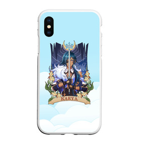 Чехол для iPhone XS Max матовый с принтом Genshin Impact в городе Новоалтайск, Силикон | Область печати: задняя сторона чехла, без боковых панелей | anime | game | games | genshin impact | mmo | rpg | анимэ | анме | геншин импакт | игра | игры | ммо | рпг