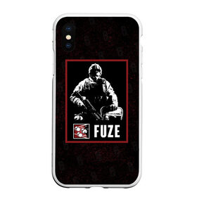 Чехол для iPhone XS Max матовый с принтом Fuze в городе Новоалтайск, Силикон | Область печати: задняя сторона чехла, без боковых панелей | fuze | r6s | rainbow six siege | оперативник | персонаж | фьюз