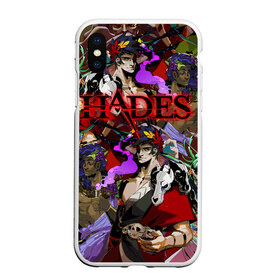 Чехол для iPhone XS Max матовый с принтом HADES в городе Новоалтайск, Силикон | Область печати: задняя сторона чехла, без боковых панелей | aphrodite | artemis | athena | hade | hades | nyx. | poseidon | zagreus | zeus | афродита | загрей | зевс | игра hades | посейдон