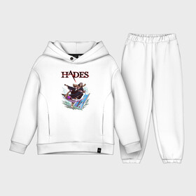Детский костюм хлопок Oversize с принтом HADES THANATOS в городе Новоалтайск,  |  | aphrodite | artemis | athena | hade | hades | nyx. | poseidon | zagreus | zeus | афродита | загрей | зевс | игра hades | посейдон
