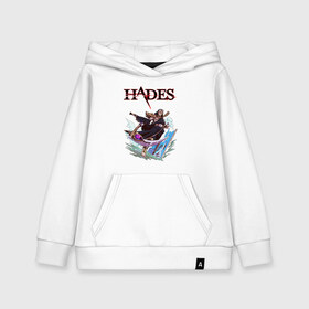 Детская толстовка хлопок с принтом HADES THANATOS в городе Новоалтайск, 100% хлопок | Круглый горловой вырез, эластичные манжеты, пояс, капюшен | Тематика изображения на принте: aphrodite | artemis | athena | hade | hades | nyx. | poseidon | zagreus | zeus | афродита | загрей | зевс | игра hades | посейдон