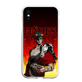 Чехол для iPhone XS Max матовый с принтом HADES ZAGREUS в городе Новоалтайск, Силикон | Область печати: задняя сторона чехла, без боковых панелей | aphrodite | artemis | athena | hade | hades | nyx. | poseidon | zagreus | zeus | афродита | загрей | зевс | игра hades | посейдон