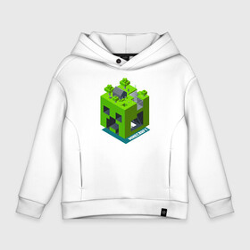 Детское худи Oversize хлопок с принтом Minecraft в городе Новоалтайск, френч-терри — 70% хлопок, 30% полиэстер. Мягкий теплый начес внутри —100% хлопок | боковые карманы, эластичные манжеты и нижняя кромка, капюшон на магнитной кнопке | Тематика изображения на принте: minecraft | алекс | белый | блоки | ведьма | взрывчатка | визера | волк | гаст | добывать | дракон | зеленый куб | зомби | игра | крафт | крипер | кубики | лошадка | майн | майнкрафт | манкрафт | овечка | оцелот