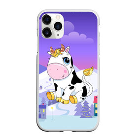 Чехол для iPhone 11 Pro Max матовый с принтом Милый бык в городе Новоалтайск, Силикон |  | 2021 | 7 января | bull | newyear | santa | бык | быки | бычок | год быка | дед мороз | корова | новогодние каникулы | новогодние праздники | новый 2021 | новый год | новый год 2021 | рождество | сани | санта | санта клаус
