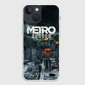 Чехол для iPhone 13 mini с принтом Metro Exodus в городе Новоалтайск,  |  | 2033 | exodus | metro | metro 2033 | metro exodus | stalker | апокалипсис | диггер | дигеры | метро | разрушка | эпидемия