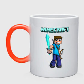 Кружка хамелеон с принтом Minecraft в городе Новоалтайск, керамика | меняет цвет при нагревании, емкость 330 мл | minecraft | алекс | белый | блоки | ведьма | взрывчатка | визера | волк | гаст | добывать | дракон | зеленый куб | зомби | игра | крафт | крипер | кубики | лошадка | майн | майнкрафт | манкрафт | овечка | оцелот