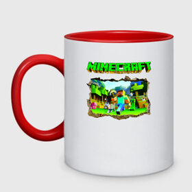 Кружка двухцветная с принтом Minecraft в городе Новоалтайск, керамика | объем — 330 мл, диаметр — 80 мм. Цветная ручка и кайма сверху, в некоторых цветах — вся внутренняя часть | minecraft | алекс | белый | блоки | ведьма | взрывчатка | визера | волк | гаст | добывать | дракон | зеленый куб | зомби | игра | крафт | крипер | кубики | лошадка | майн | майнкрафт | манкрафт | овечка | оцелот