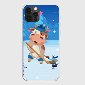 Чехол для iPhone 12 Pro Max с принтом Бык играет в хоккей в городе Новоалтайск, Силикон |  | Тематика изображения на принте: 2021 | 7 января | bull | newyear | santa | бык | быки | бычок | год быка | дед мороз | корова | новогодние каникулы | новогодние праздники | новый 2021 | новый год | новый год 2021 | рождество | сани | санта | санта клаус