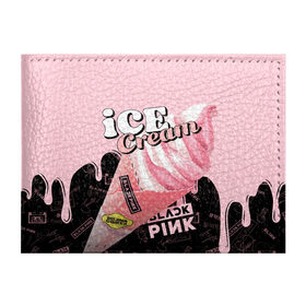Обложка для студенческого билета с принтом BLACKPINK ICE CREAM в городе Новоалтайск, натуральная кожа | Размер: 11*8 см; Печать на всей внешней стороне | black pink | blackpink | ice cream | k pop | блэкпинк | дженни | джису | к поп | лиса | розэ