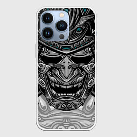 Чехол для iPhone 13 Pro с принтом Cyber Samurai в городе Новоалтайск,  |  | Тематика изображения на принте: evil | head | mask | rage | robot | samurai | skull | warrior | арт | воин | гнев | голова | злой | киберпанк | маска | робот | самурай | сёгун | череп | японский