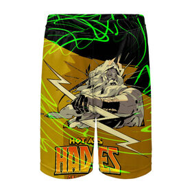 Детские спортивные шорты 3D с принтом Hades (Зевс) в городе Новоалтайск,  100% полиэстер
 | пояс оформлен широкой мягкой резинкой, ткань тянется
 | Тематика изображения на принте: hades | аид | загрей | зевс | игра | олимп