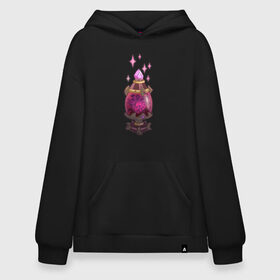 Худи SuperOversize хлопок с принтом TRDGARPG, Worthy Heart hunter, концепт арт, грааль, сердце, сосуд в городе Новоалтайск, 70% хлопок, 30% полиэстер, мягкий начес внутри | карман-кенгуру, эластичная резинка на манжетах и по нижней кромке, двухслойный капюшон
 | 